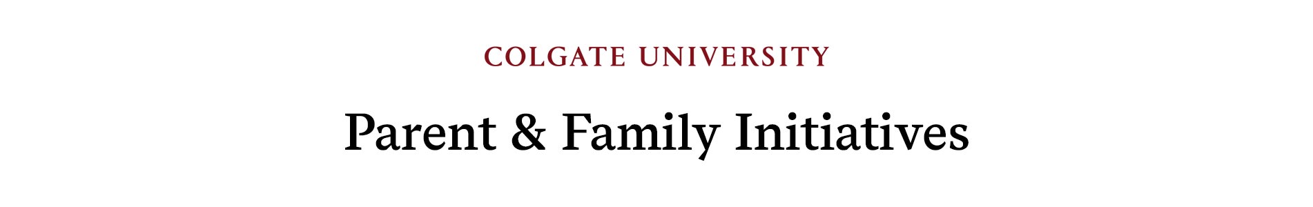 Colgate University Parents and Family Newsletter